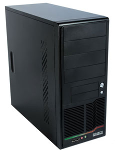 Miditower GigaByte <GZ-PHC2B> Black, ATX, 350W 20+4pin, 3*SATA