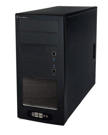 Minitower Silverstone Temjin TJ08B <Black, mATX, USB2.0, IEEE1394, Audio,  >