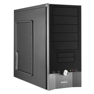 Miditower GigaByte iSolo 210 Black, ATX,  