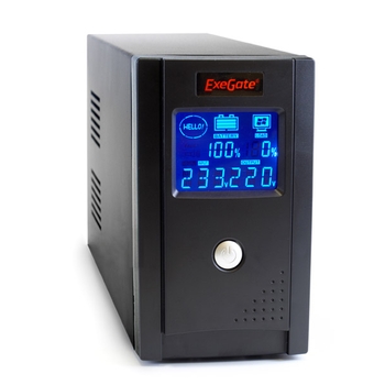  Exegate Ultimate Pro PCT-500VA <Black, LCD, USB, RJ45>